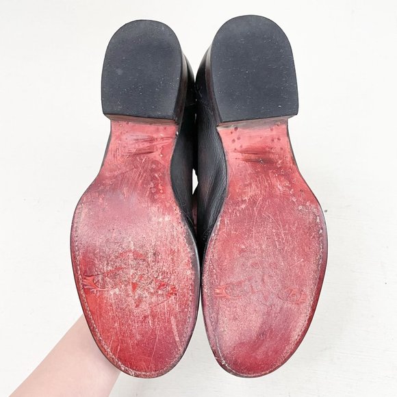 Freebird by Steven Brown Distressed Wales Zip Front Ankle Boots Booties Size 10 - Picture 11 of 12